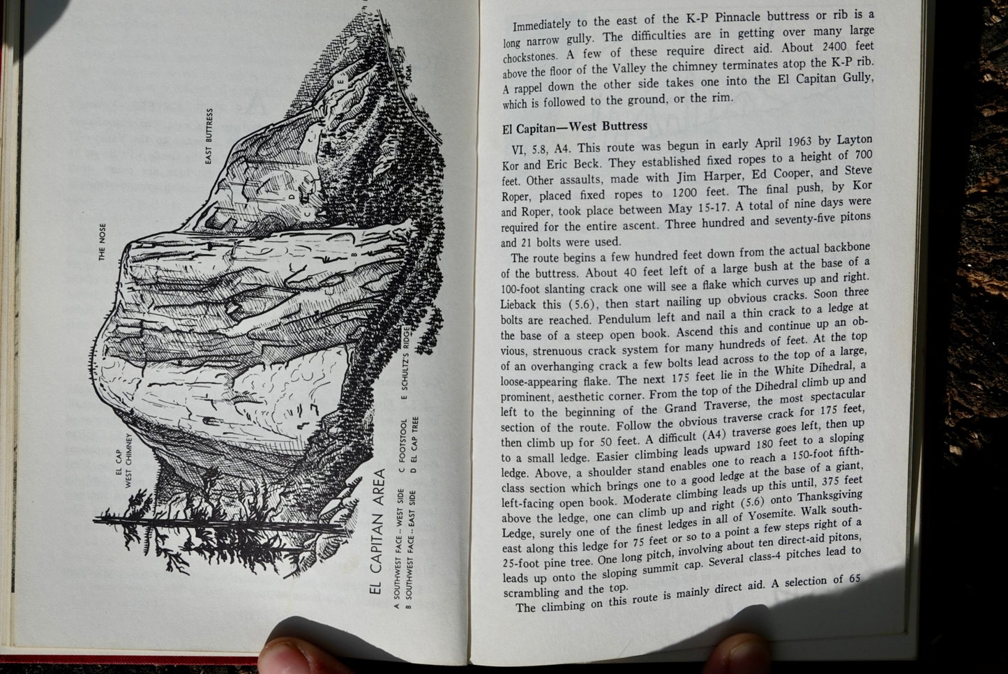 A Climber's Guide to Yosemite Valley by Steve Roper (1964) (SIGNED)
