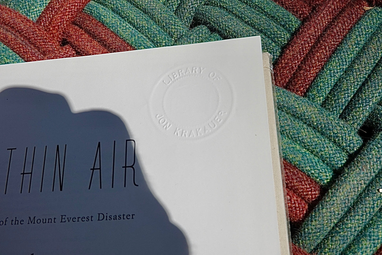 Into Thin Air by Jon Krakauer (SIGNED) (1998)