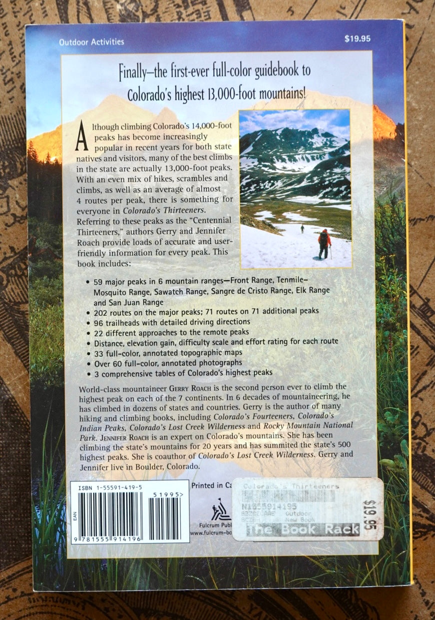 Colorado's Thirteeners by Gerry Roach & Jennifer Roach (2001)