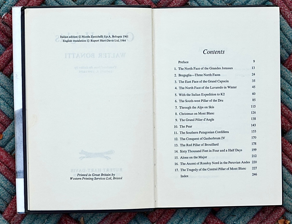 On the Heights (1964) & The Great Days (1974) by Walter Bonatti