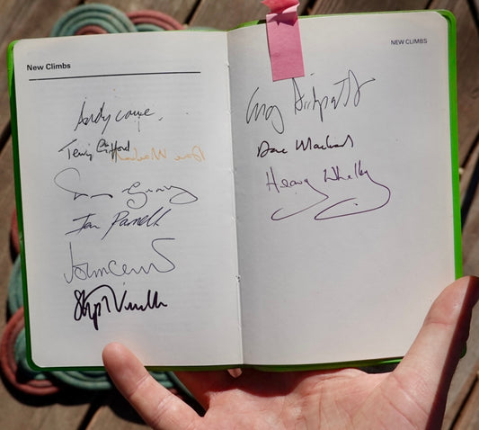 Clogwyn du'r Arddu by Alex Sharp (1976) (SIGNED BY MANY)