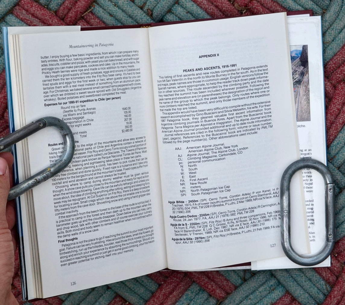 Mountaineering in Patagonia by Alan Kearney (1993)