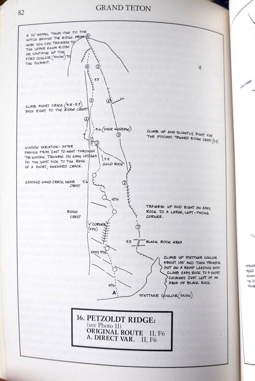 A Climber's Guide to the Teton Range Volume II by Leigh Ortenburger & Reynold Jackson (1987)