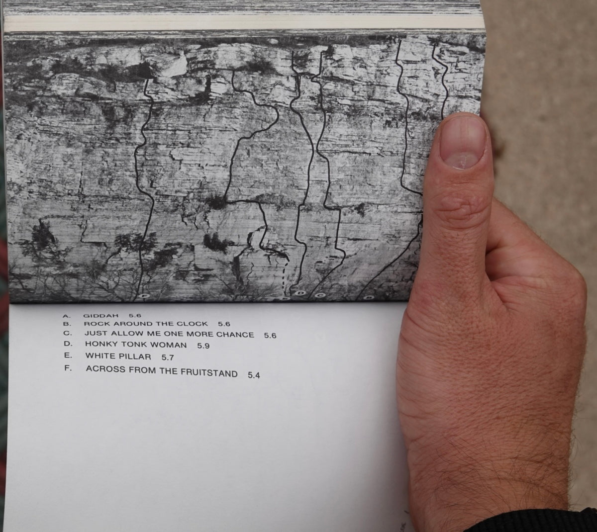 Shawangunk Rock Climbs by Richard Williams (1980)