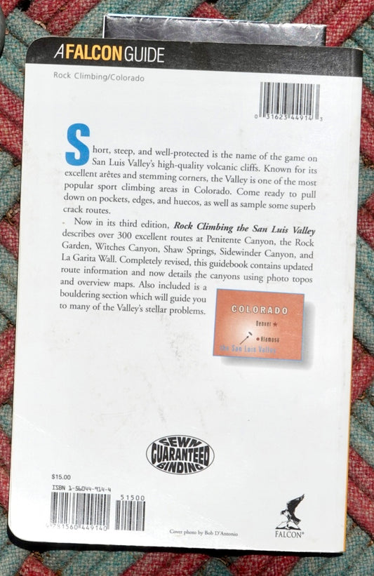 Rock Climbing the San Luis Valley by Bob D'Antonio (1999)