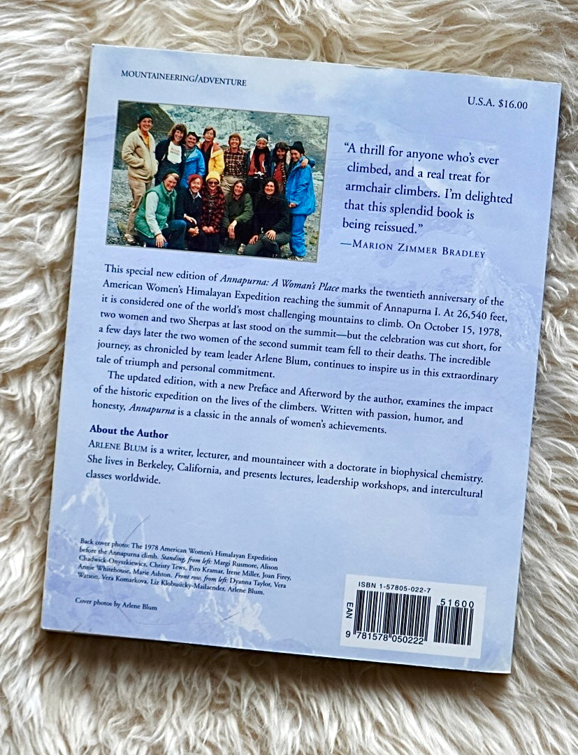 Annapurna: A Woman's Place by Arlene Blum (1998)