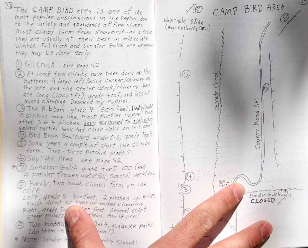 San Juan Ice Climbs by Charlie Fowler (1996)