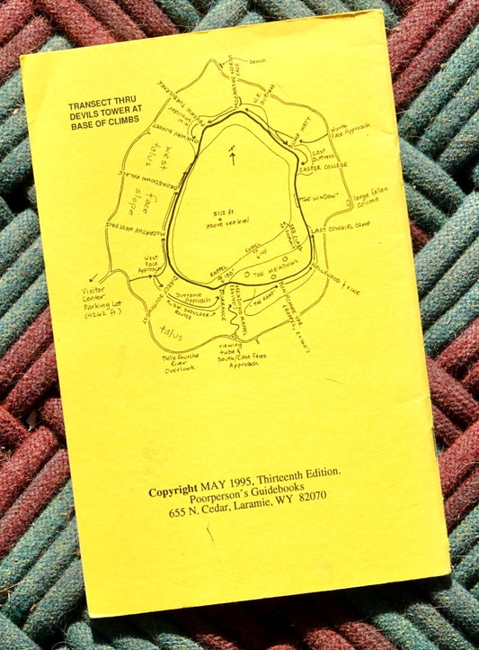 A Poorperson's Guidebook: Free Climbs of Devil's Tower by Dingus McGee & The Last Pioneer Woman (1995) (SIGNED)