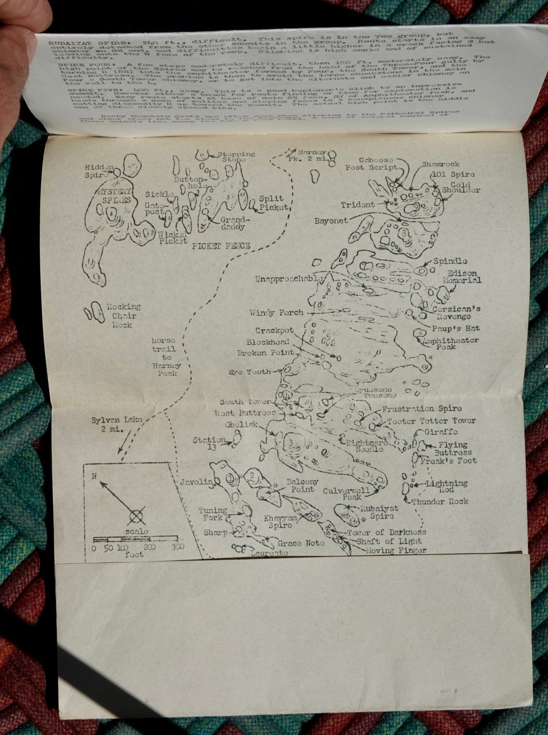Rock Climbs in the Needles by Herb Conn (1957)