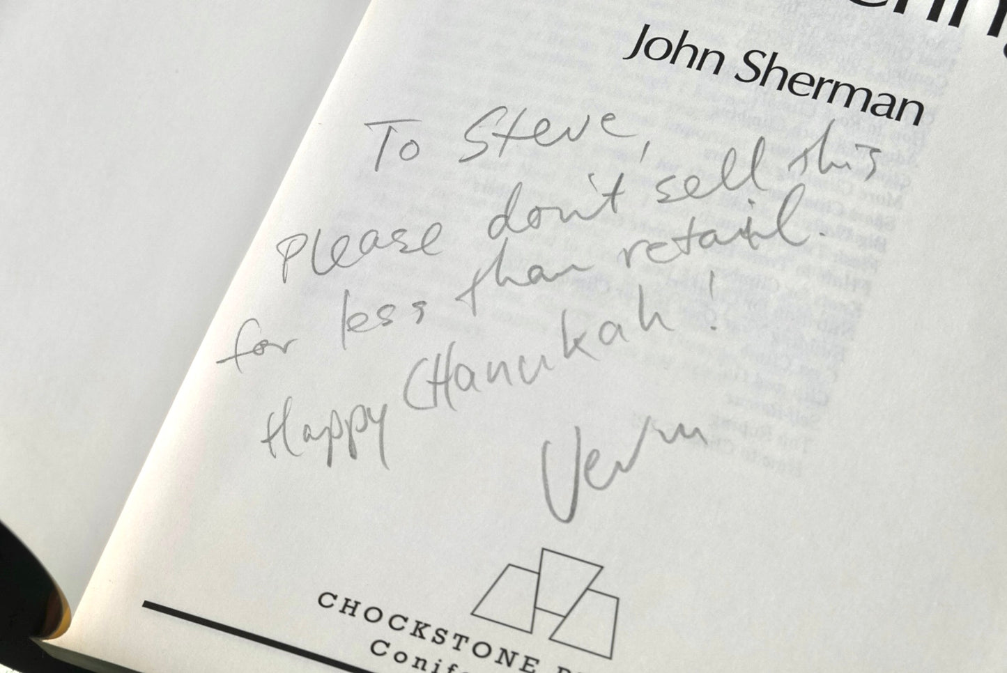 Better Bouldering by John Sherman (1997) (SIGNED)