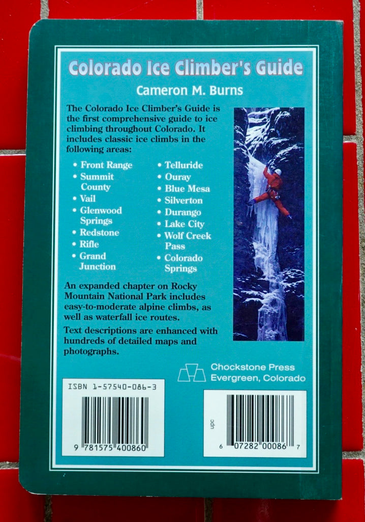 Colorado Ice Climber's Guide by Cam Burns (1997)
