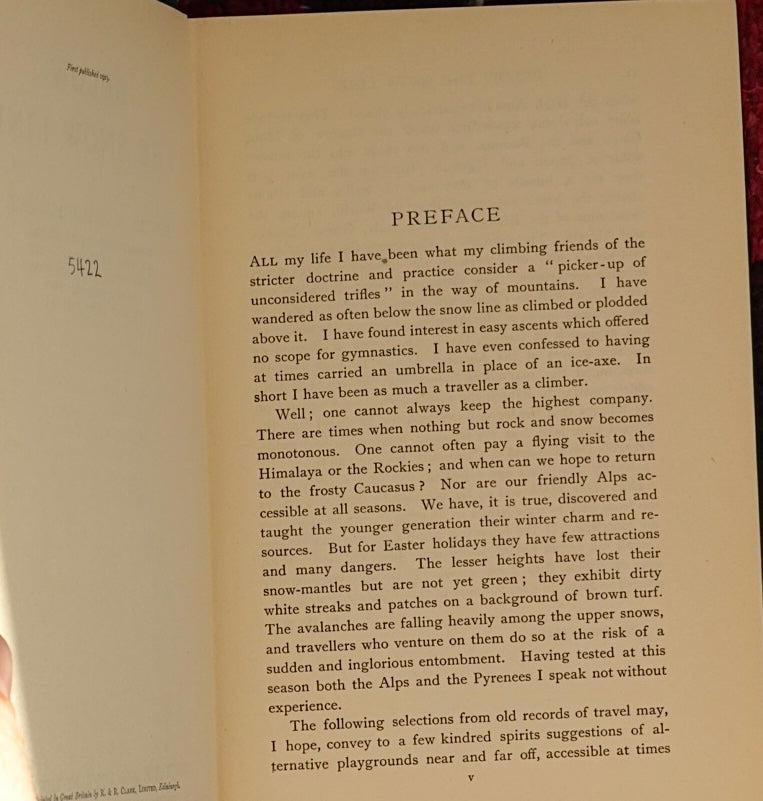Below the Snow Line by Douglas Freshfield (1923)