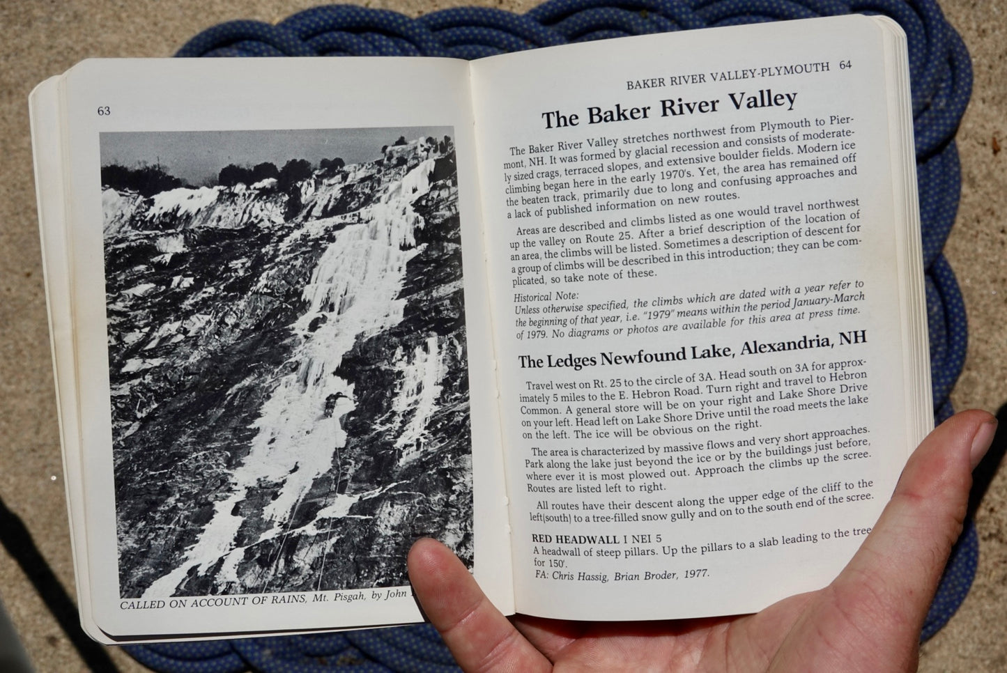 An Ice Climber's Guide to Northern New England by Rick Wilcox (1982)