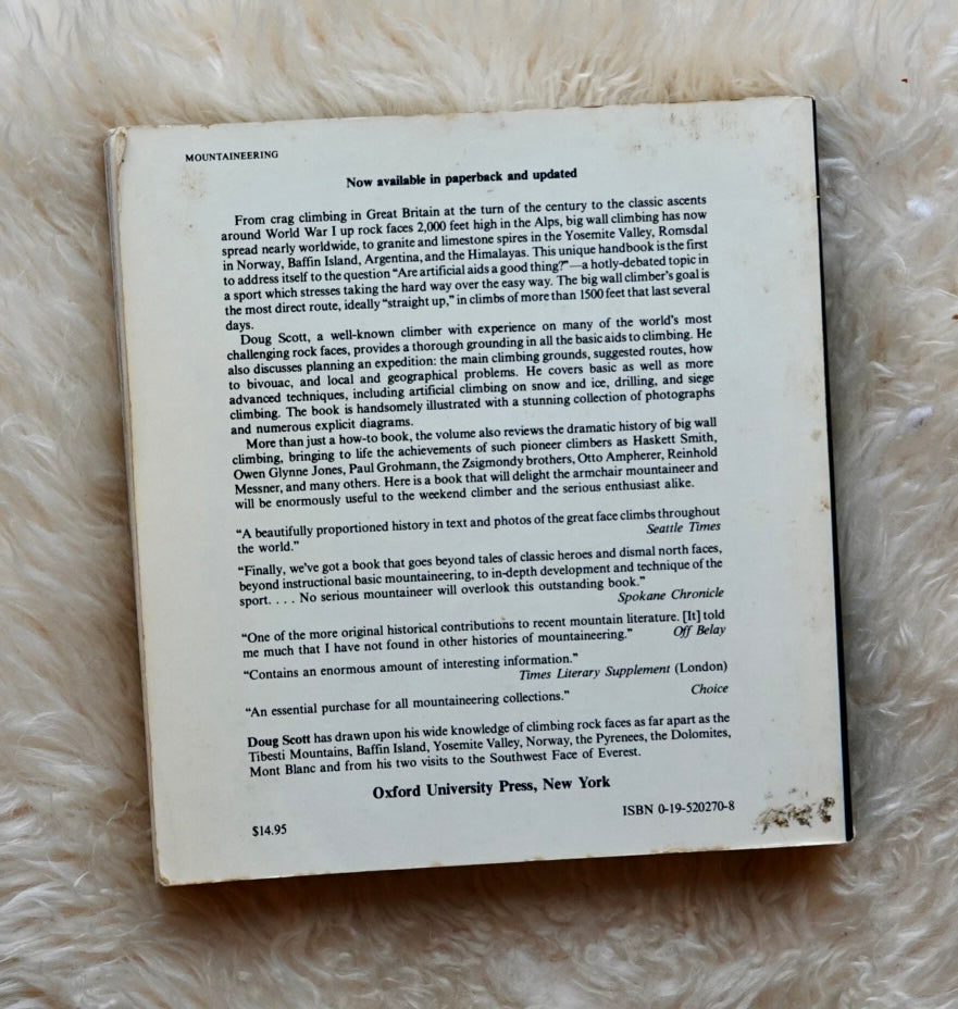 Big Wall Climbing by Doug Scott (1974)