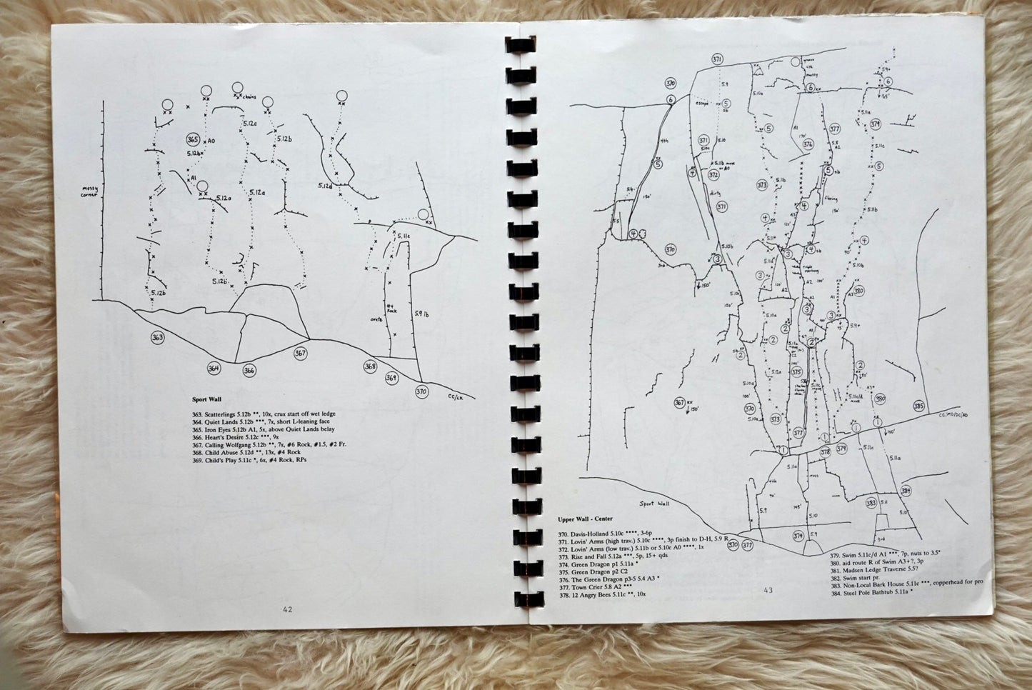 Index Town Wall Climbing Guide by Clint Cummins (1993)