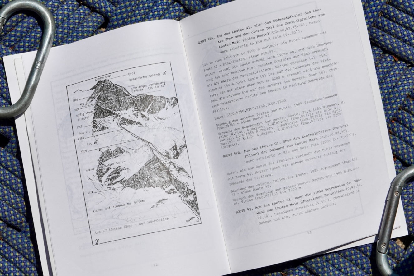 Mount Everest Massiv 2: Himalajaführer w/ letter to John Roskelley