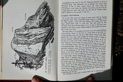 A Climber's Guide to Yosemite Valley by Steve Roper (1964) (SIGNED)