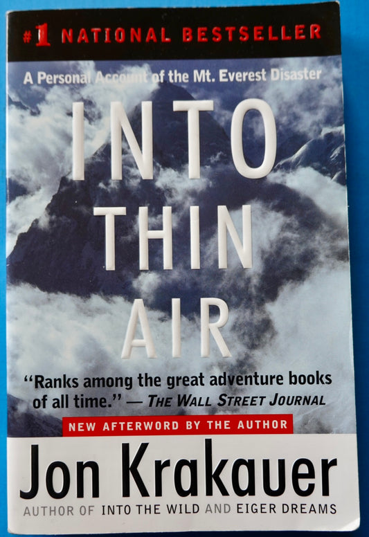 Into Thin Air by Jon Krakauer  (1998)