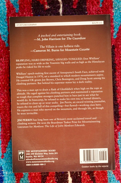 The Villain: A Portrait of Don Whillans by Jim Perrin (2005)