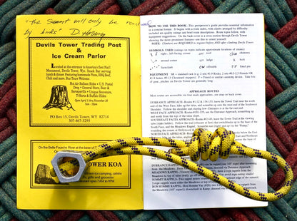 A Poorperson's Guidebook: Free Climbs of Devil's Tower by Dingus McGee & The Last Pioneer Woman (1995) (SIGNED)