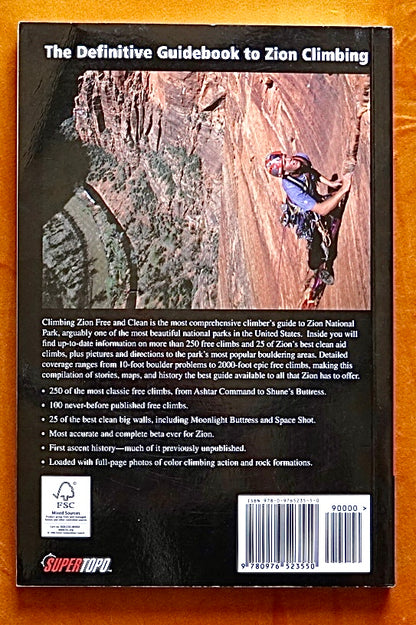 Zion Climbing: Free and Clean by Bryan Bird (2009)