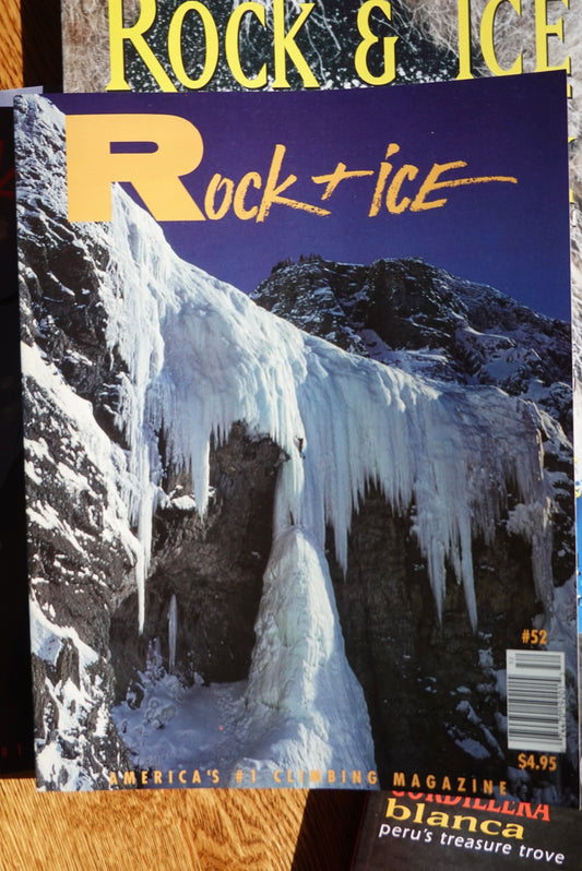 Rock and Ice LOT of FIVE (5)- ICE CLIMBING ARTICLES