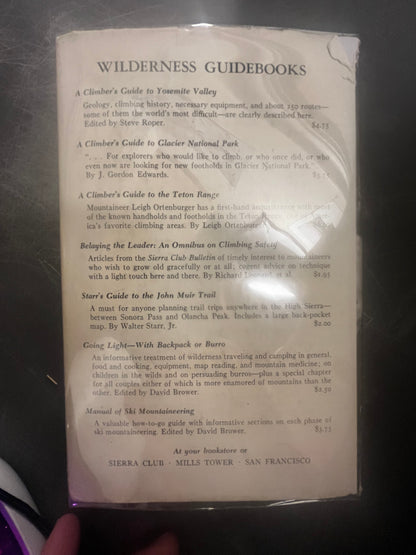 A Climber's Guide to the High Sierra by Hervey H. Voge (1965)