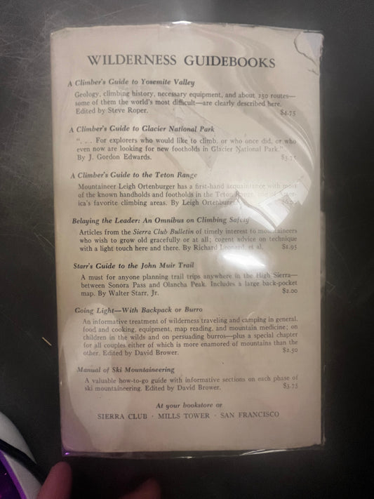 A Climber's Guide to the High Sierra by Hervey H. Voge (1965)