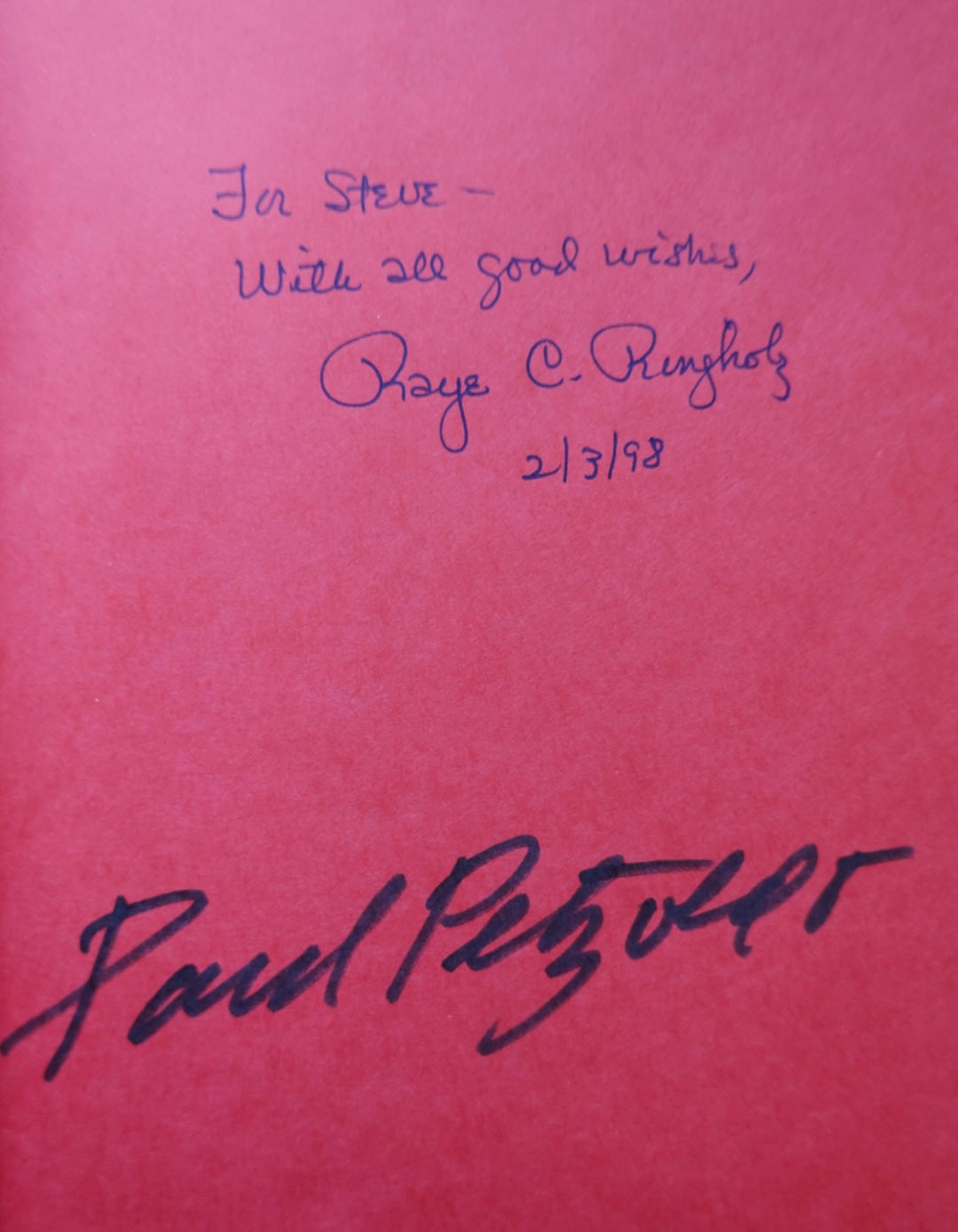 On Belay! The Life of Legendary Mountaineer Paul Petzoldt (1997) (SIGNED)