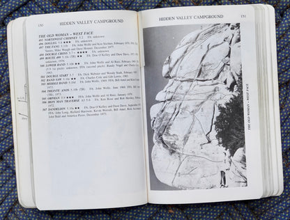 Joshua Tree Rock Climbing Guide by Randy Vogel (1986)