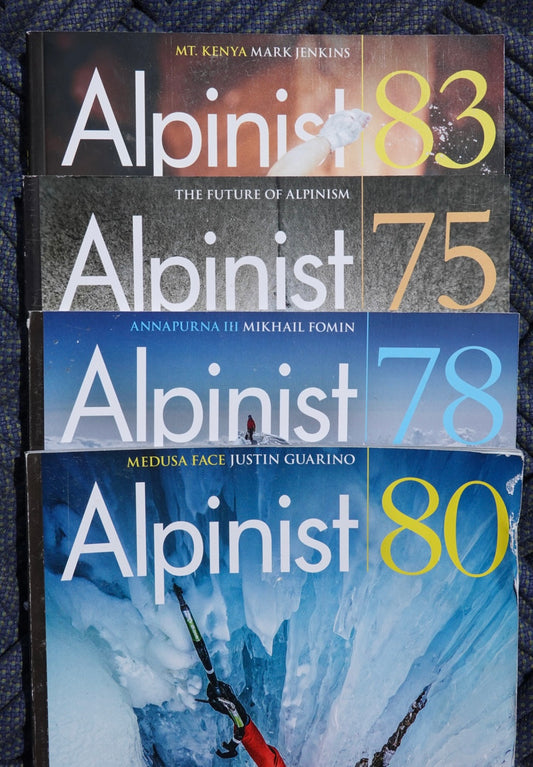 Alpinist Magazine LOT x4 issues [75, 78, 80, 83]