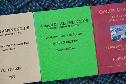 Cascade Alpine Guide FULL SET by Fred Beckey (2nd Edition)