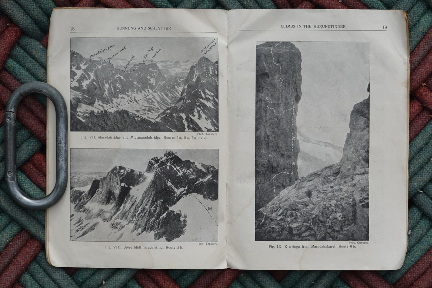 Climbs in the Horuntinder, Norway (1933)