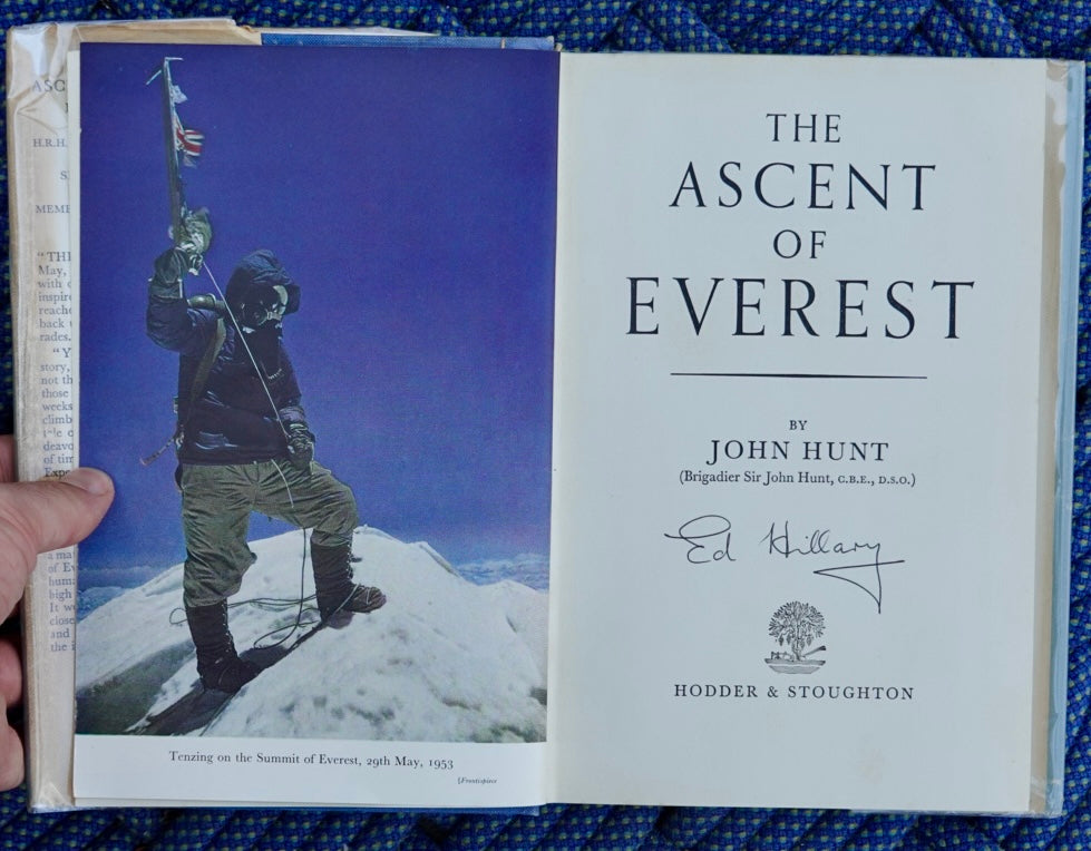 Ascent of Everest by Sir John Hunt (SIGNED)