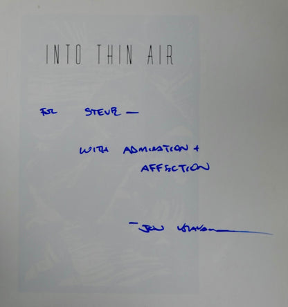 Into Thin Air by Jon Krakauer (SIGNED) (1998)