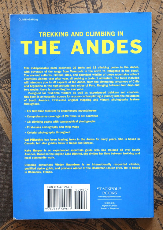 Trekking and Climbing in the Andes by Val Pitkethly & Kate Harper (2002)
