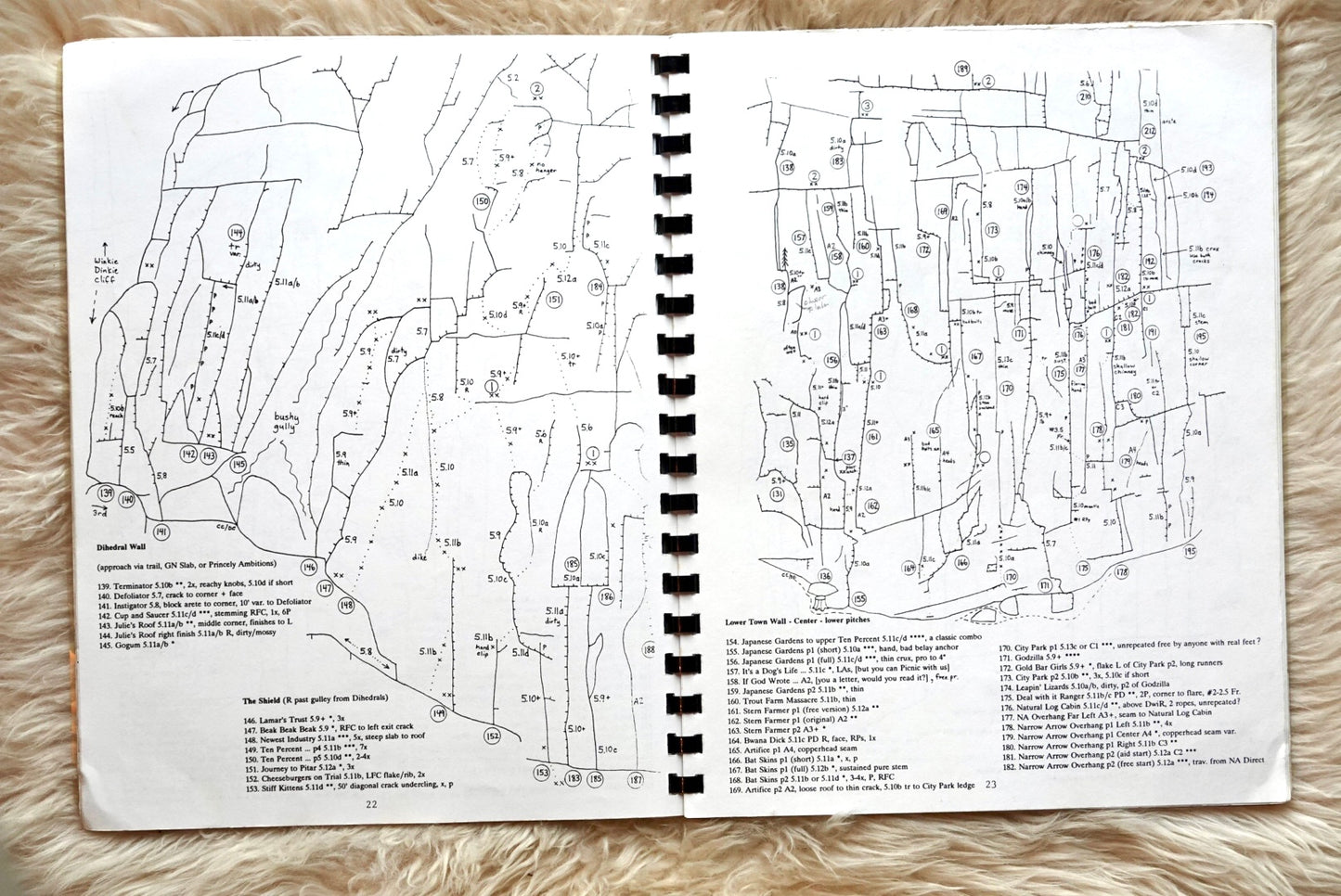 Index Town Wall Climbing Guide by Clint Cummins (1993)