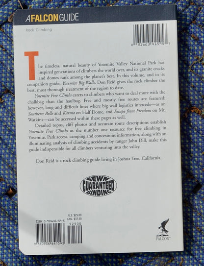 Rock Climbing Yosemite Free Climbs by Don Reid (1998)