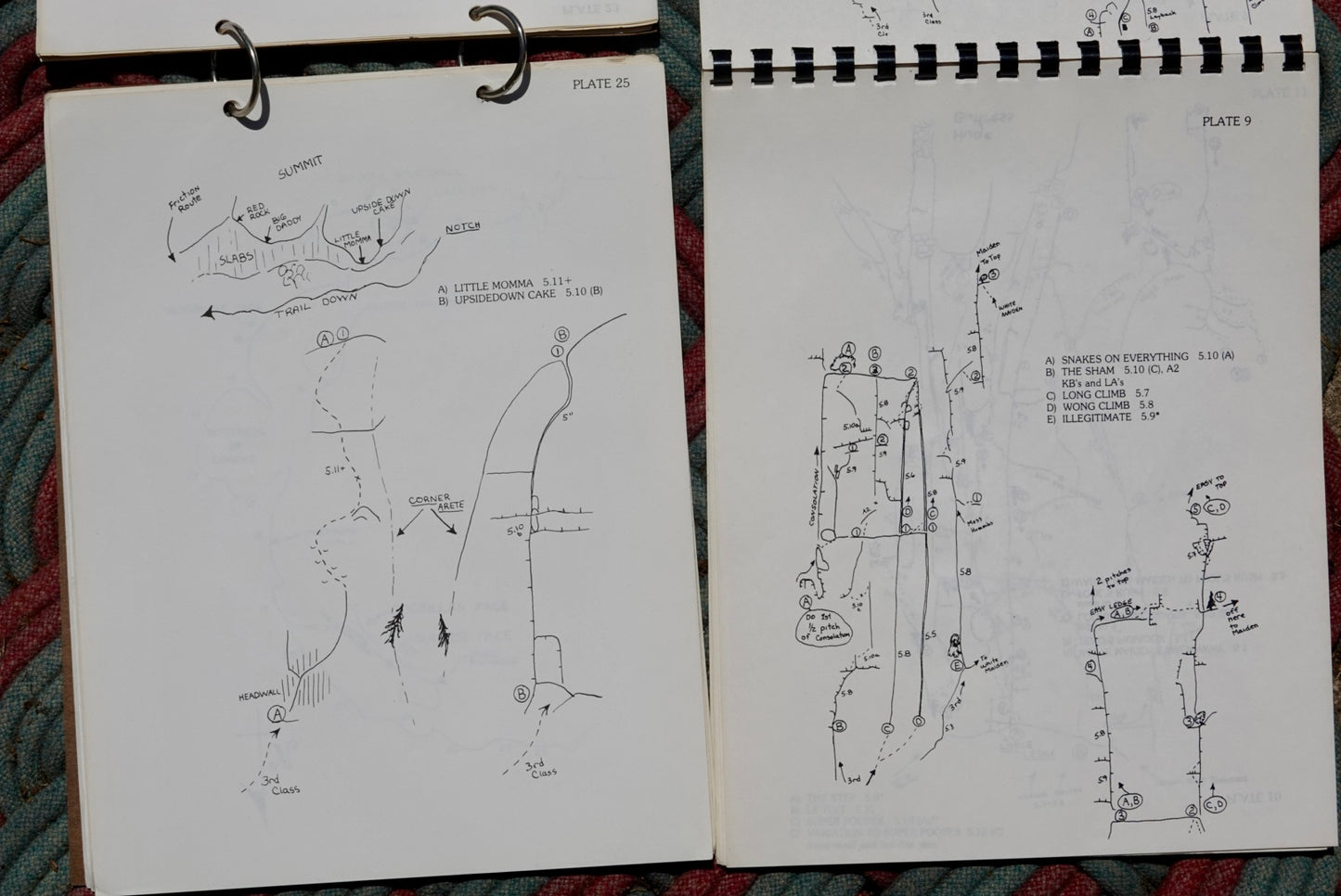 Topo Guide to Tahquitz & Suicide by Randy Vogel (1980)