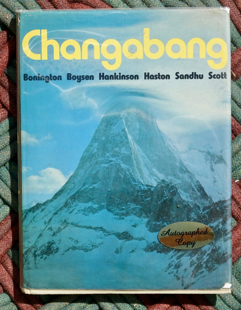 Changabang by Bonington, Scott, et. al. (1976) (SIGNED CB, DS)
