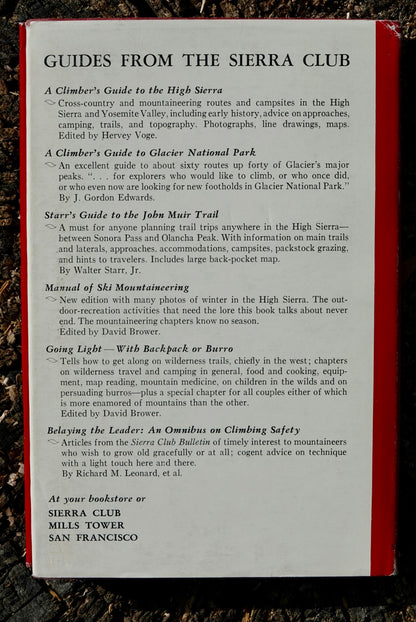 A Climber's Guide to Yosemite Valley by Steve Roper (1964) (SIGNED)