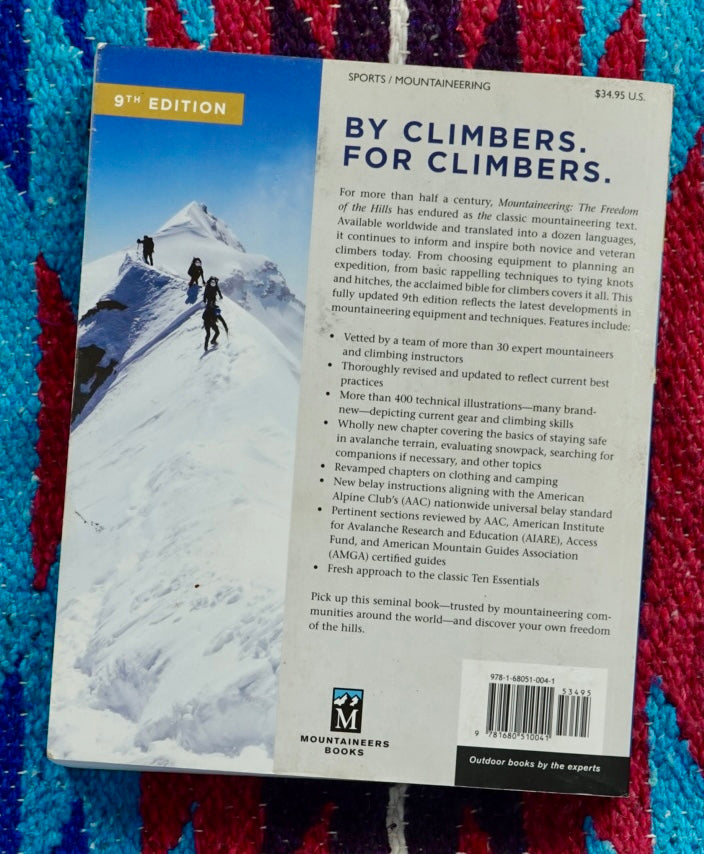 Mountaineering: The Freedom of the Hills 9th Edition (2017)