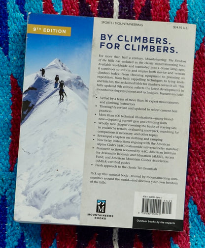 Mountaineering: The Freedom of the Hills 9th Edition (2017)