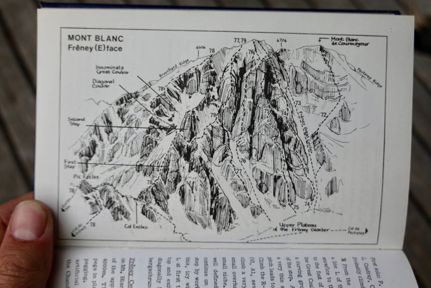 Mont Blanc Range, Three Volume Set by the Alpine Club of London (1980)