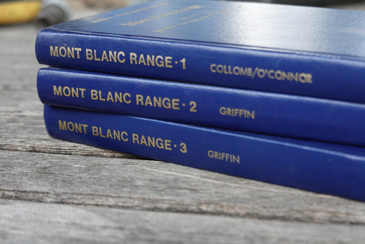 Mont Blanc Range, Three Volume Set by the Alpine Club of London (1980)