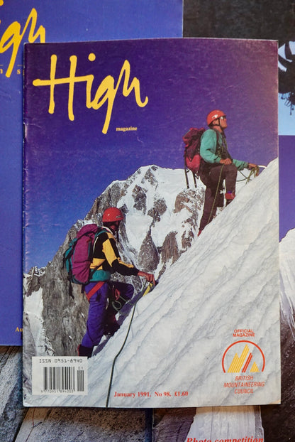 "High" Magazine LOT of Seven (7) issues - Early 1990s