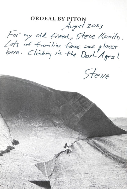 Ordeal by Piton by Steve Roper (SIGNED)