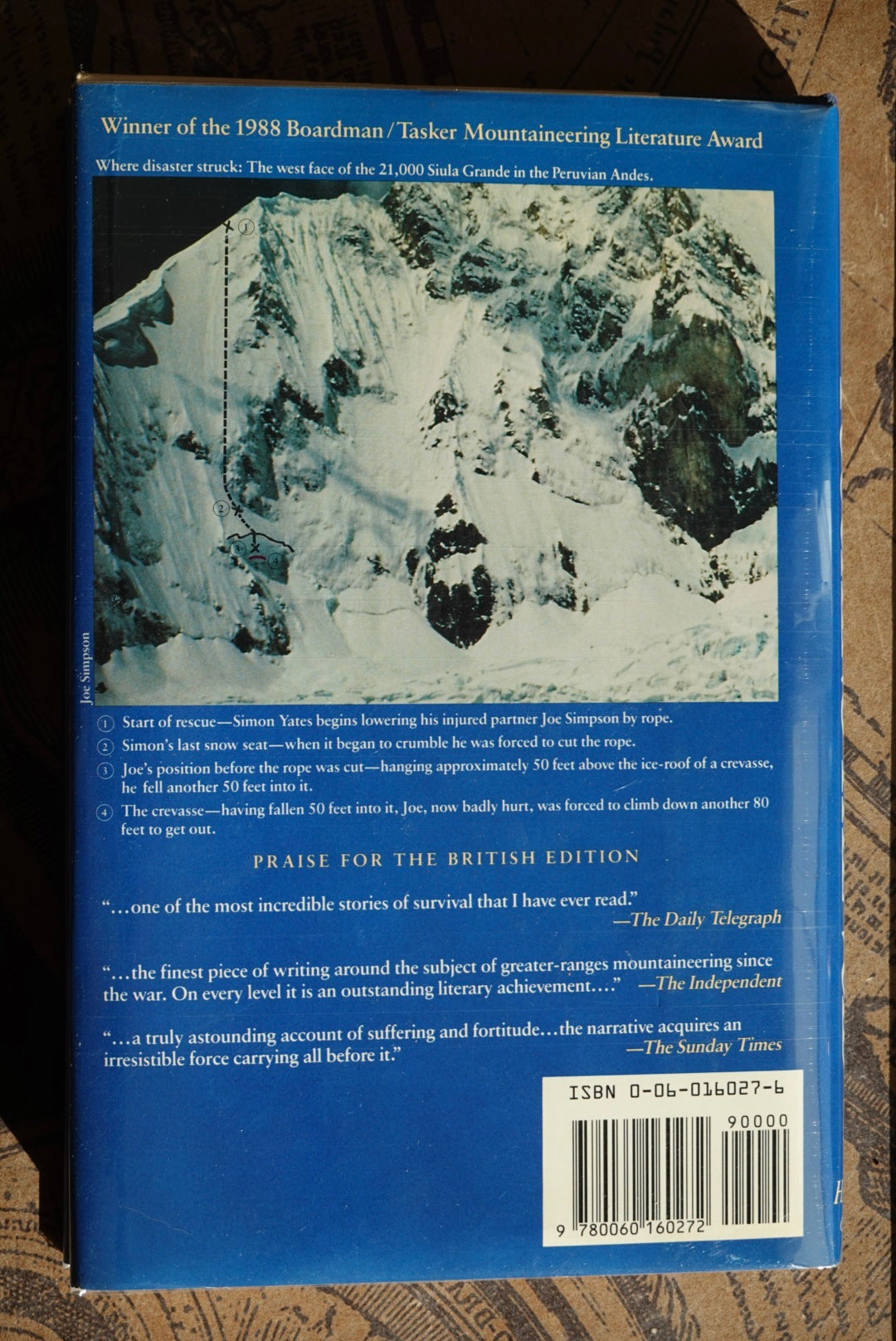 Touching the Void by Joe Simpson (1988)