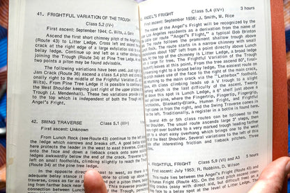 Climber's Guide to Tahquitz and Suicide Rocks by Chuck Wilts (1970)