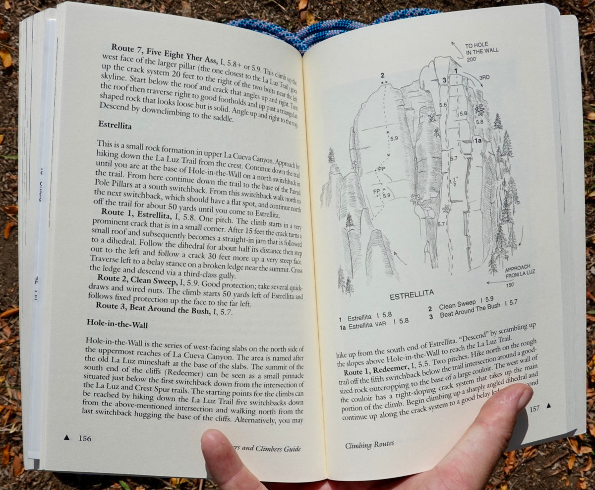 Hikers & Climbers Guide to the Sandias by Mike Hill (1997)